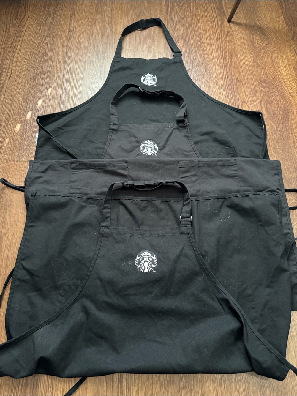 Starbucks Black Logo Barista Apron with Front Pockets